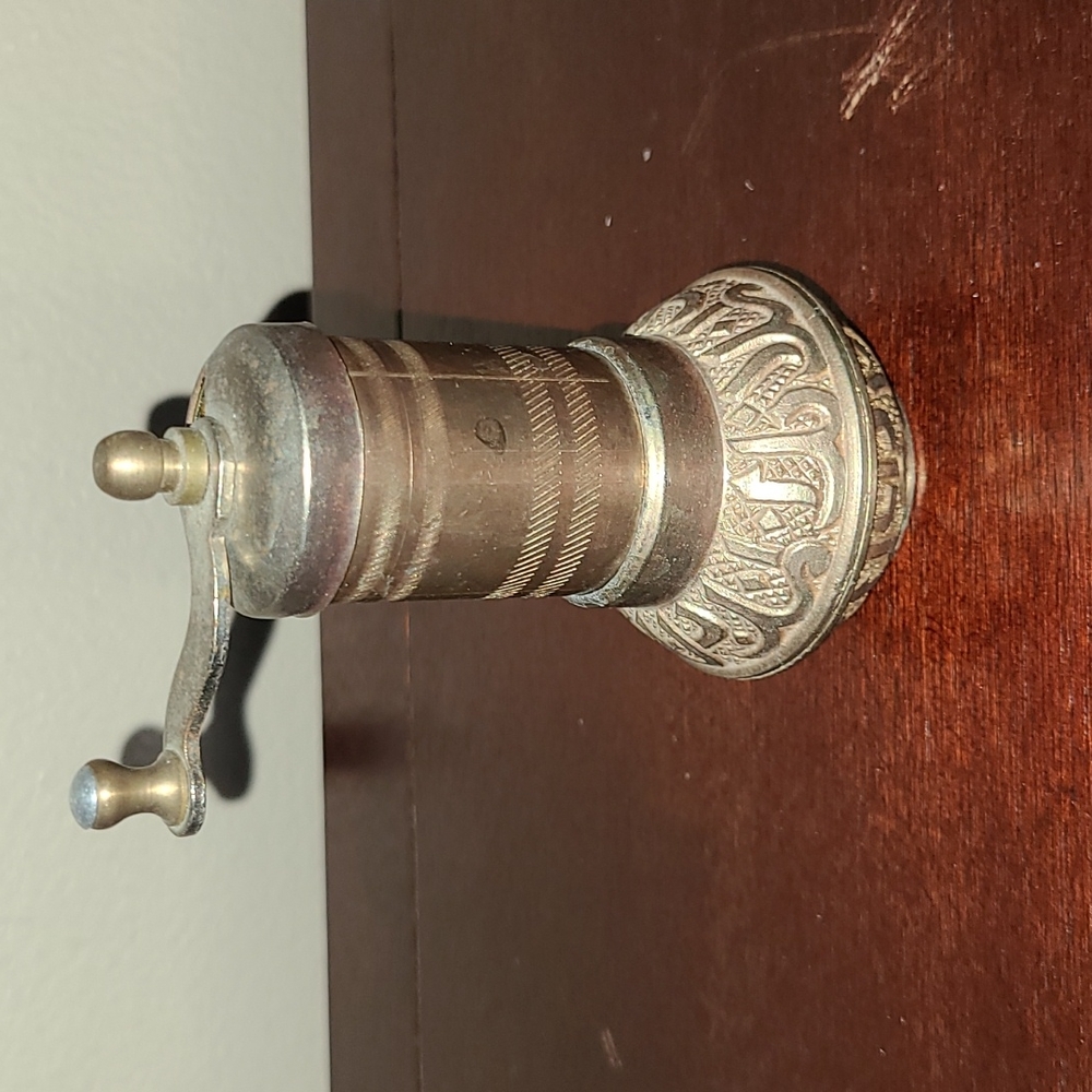 Brass pepper shakers